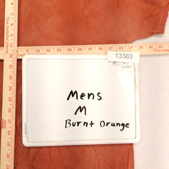 Jean Michel Basquiat Crew Neck Short Sleeve T-Shirt Mens Size Medium M Orange - Picture 7 of 9